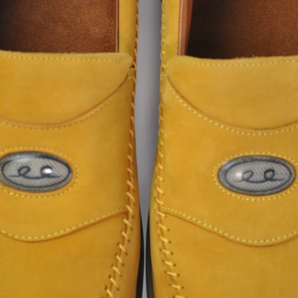 Bally Women's Moccasins in Vibrant Yellow - Picture 12 of 13